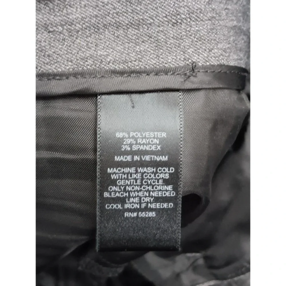 EXPRESS Columnist Gray‎ Herringbone Stretch Dress Pants Size 0 Women's